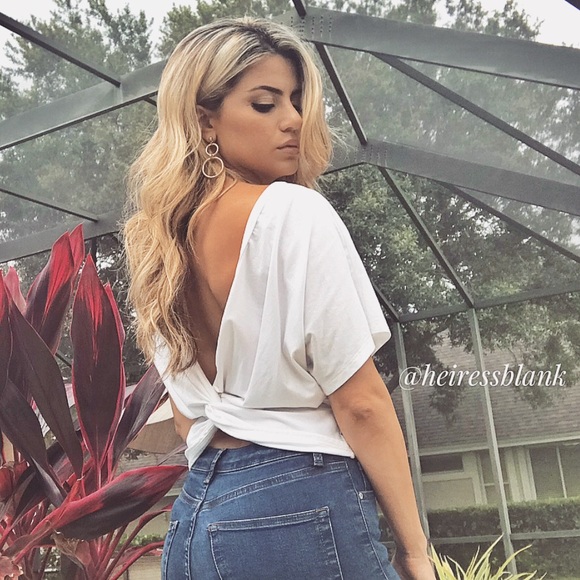 1L LEFT! twist knot white top - Picture 4 of 8